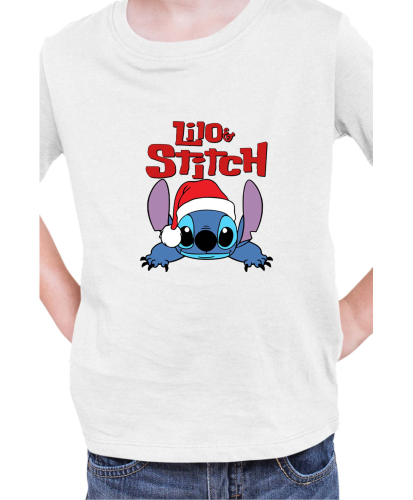Детска Тениска Lilo And Stitch Christmas Stitch 07