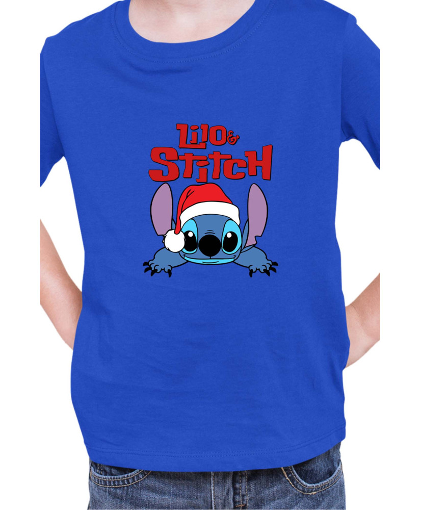 Детска Тениска Lilo And Stitch Christmas Stitch 07