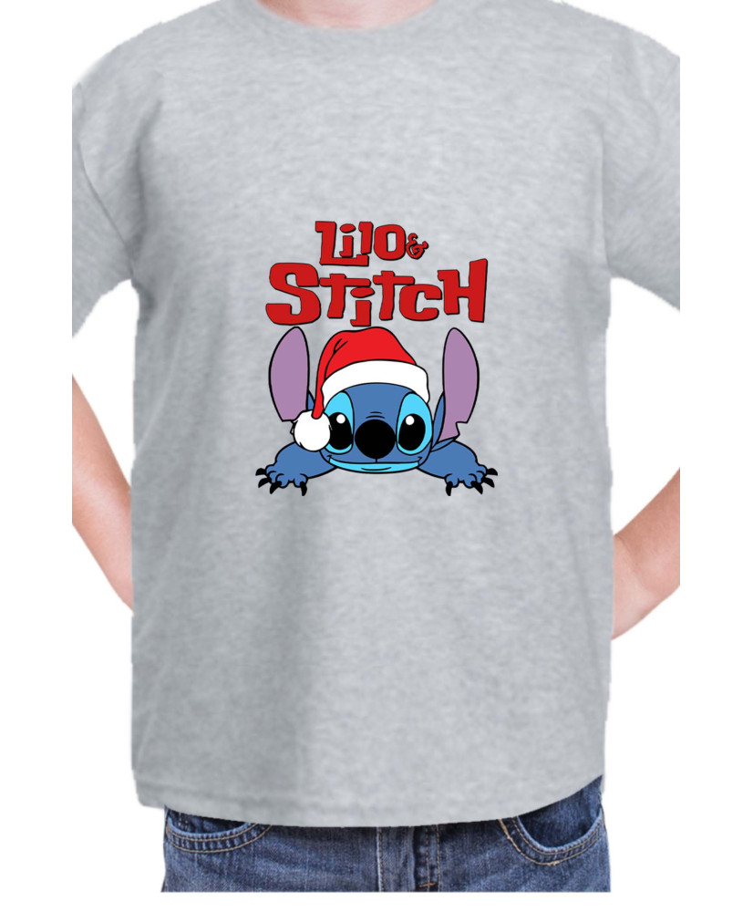 Детска Тениска Lilo And Stitch Christmas Stitch 07