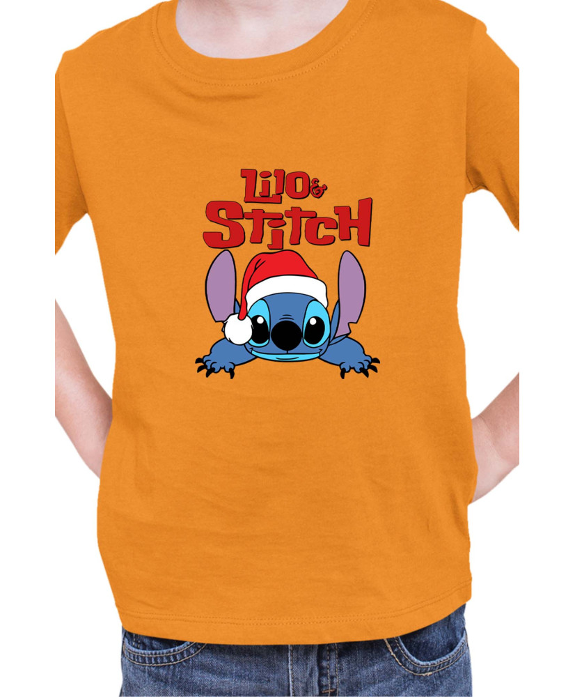 Детска Тениска Lilo And Stitch Christmas Stitch 07