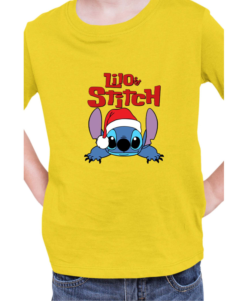 Детска Тениска Lilo And Stitch Christmas Stitch 07