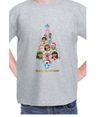 Детска Тениска Lilo And Stitch Christmas Tree Lilo And Stitch