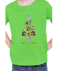 Детска Тениска Lilo And Stitch Christmas Tree Lilo And Stitch