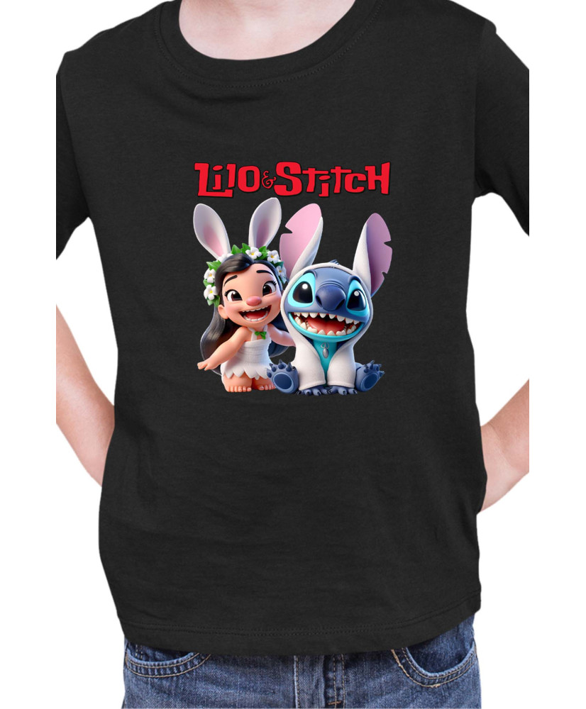 Детска Тениска Lilo And Stitch Easter Lilo And Stitch 01
