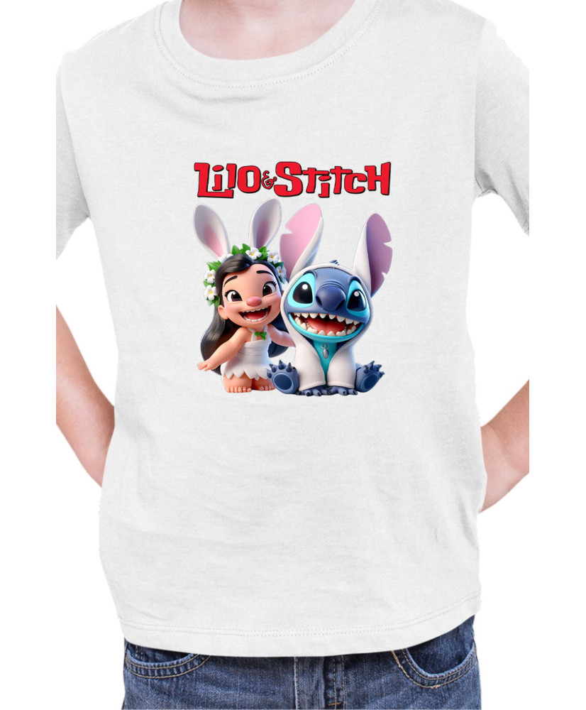 Детска Тениска Lilo And Stitch Easter Lilo And Stitch 01