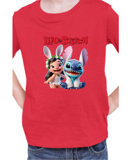 Детска Тениска Lilo And Stitch Easter Lilo And Stitch 01