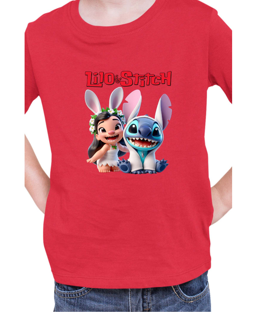 Детска Тениска Lilo And Stitch Easter Lilo And Stitch 01