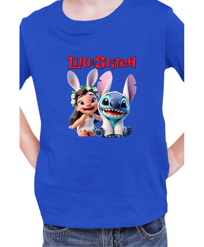Детска Тениска Lilo And Stitch Easter Lilo And Stitch 01