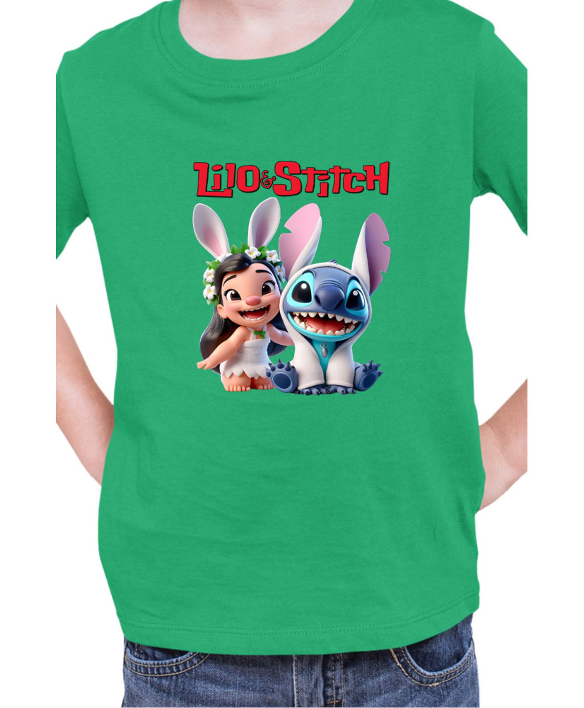 Детска Тениска Lilo And Stitch Easter Lilo And Stitch 01