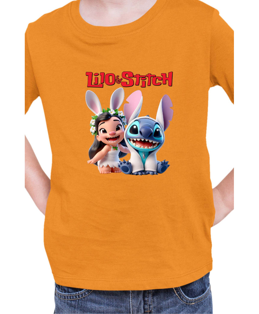 Детска Тениска Lilo And Stitch Easter Lilo And Stitch 01