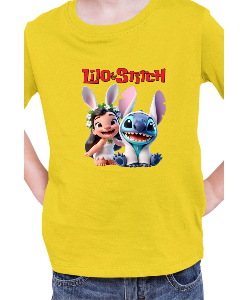 Детска Тениска Lilo And Stitch Easter Lilo And Stitch 01