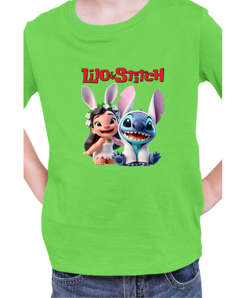Детска Тениска Lilo And Stitch Easter Lilo And Stitch 01
