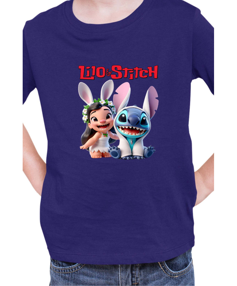 Детска Тениска Lilo And Stitch Easter Lilo And Stitch 01
