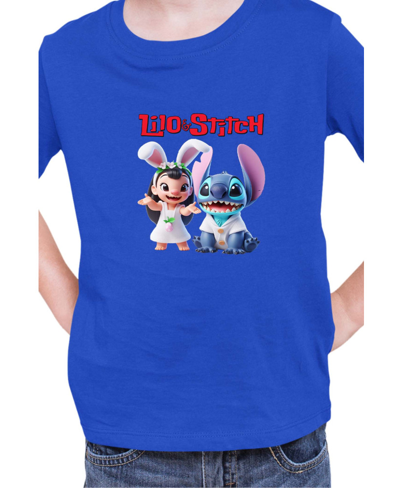 Детска Тениска Lilo And Stitch Easter Lilo And Stitch 02