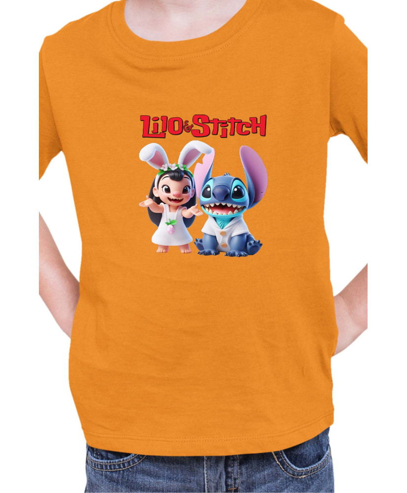 Детска Тениска Lilo And Stitch Easter Lilo And Stitch 02