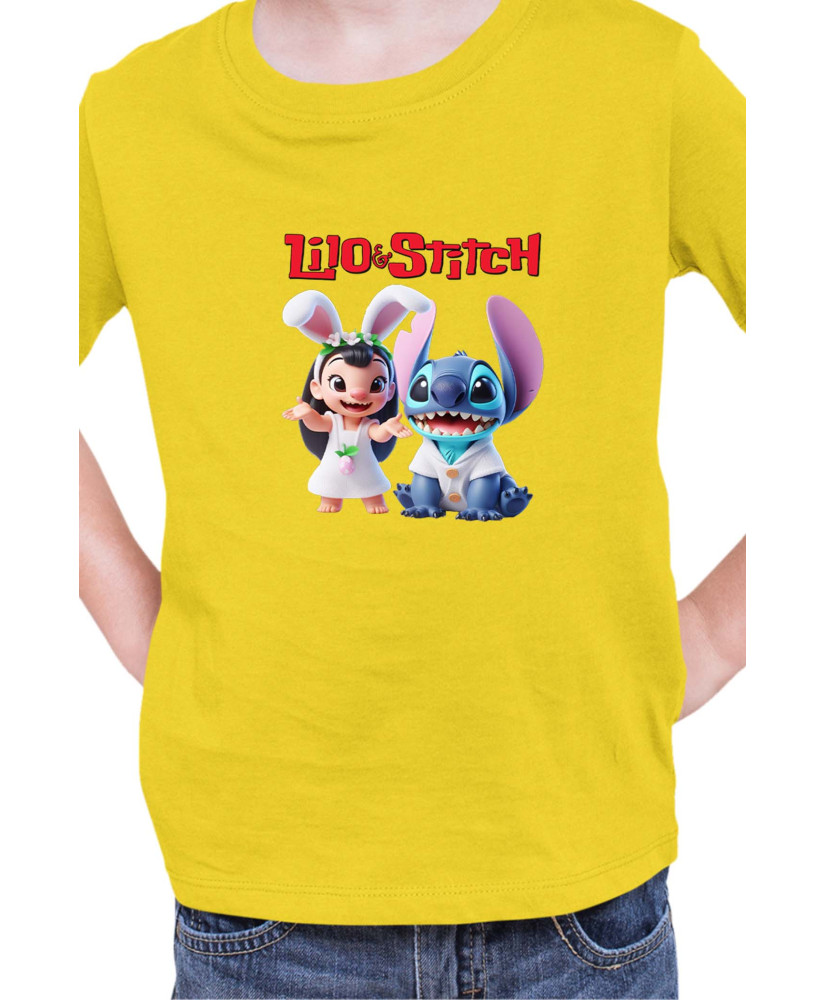 Детска Тениска Lilo And Stitch Easter Lilo And Stitch 02