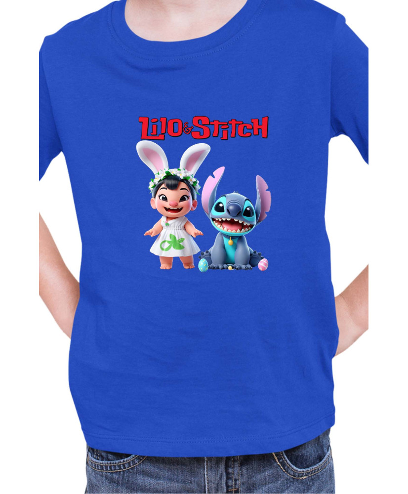 Детска Тениска Lilo And Stitch Easter Lilo And Stitch 03