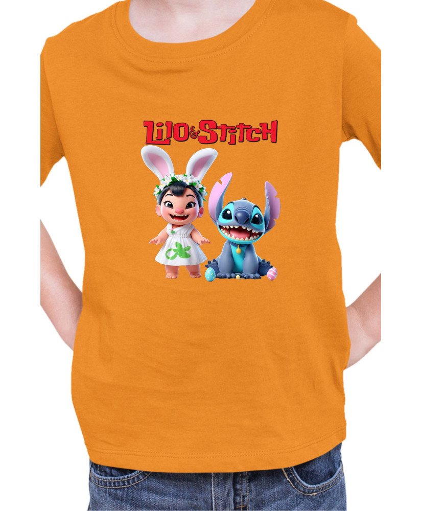 Детска Тениска Lilo And Stitch Easter Lilo And Stitch 03