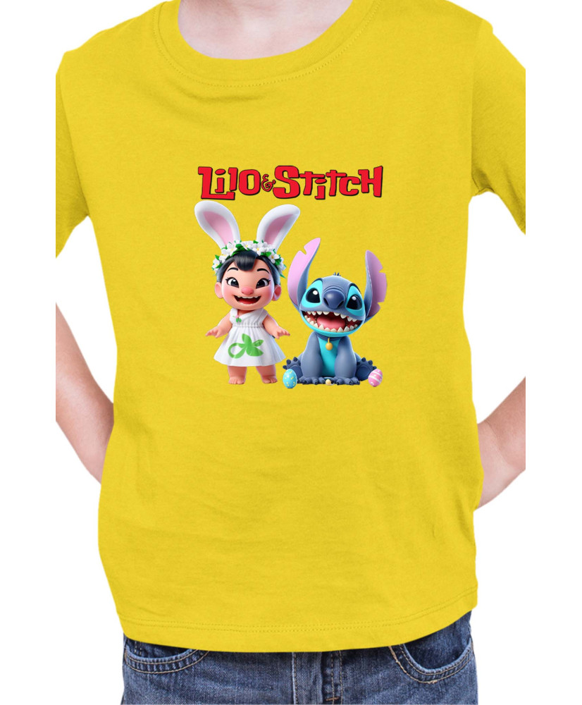 Детска Тениска Lilo And Stitch Easter Lilo And Stitch 03
