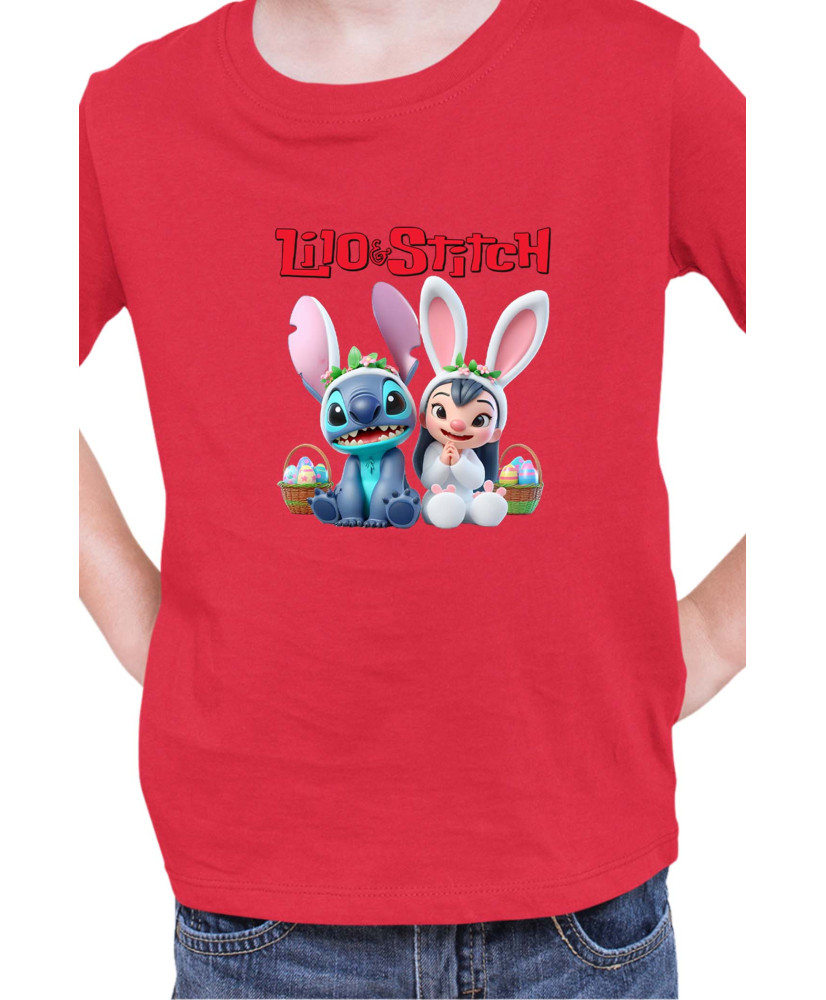 Детска Тениска Lilo And Stitch Easter Lilo And Stitch 05