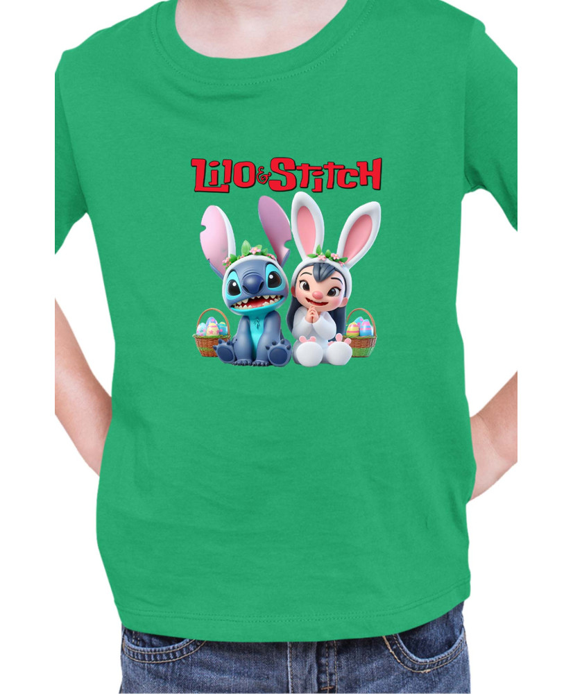 Детска Тениска Lilo And Stitch Easter Lilo And Stitch 05