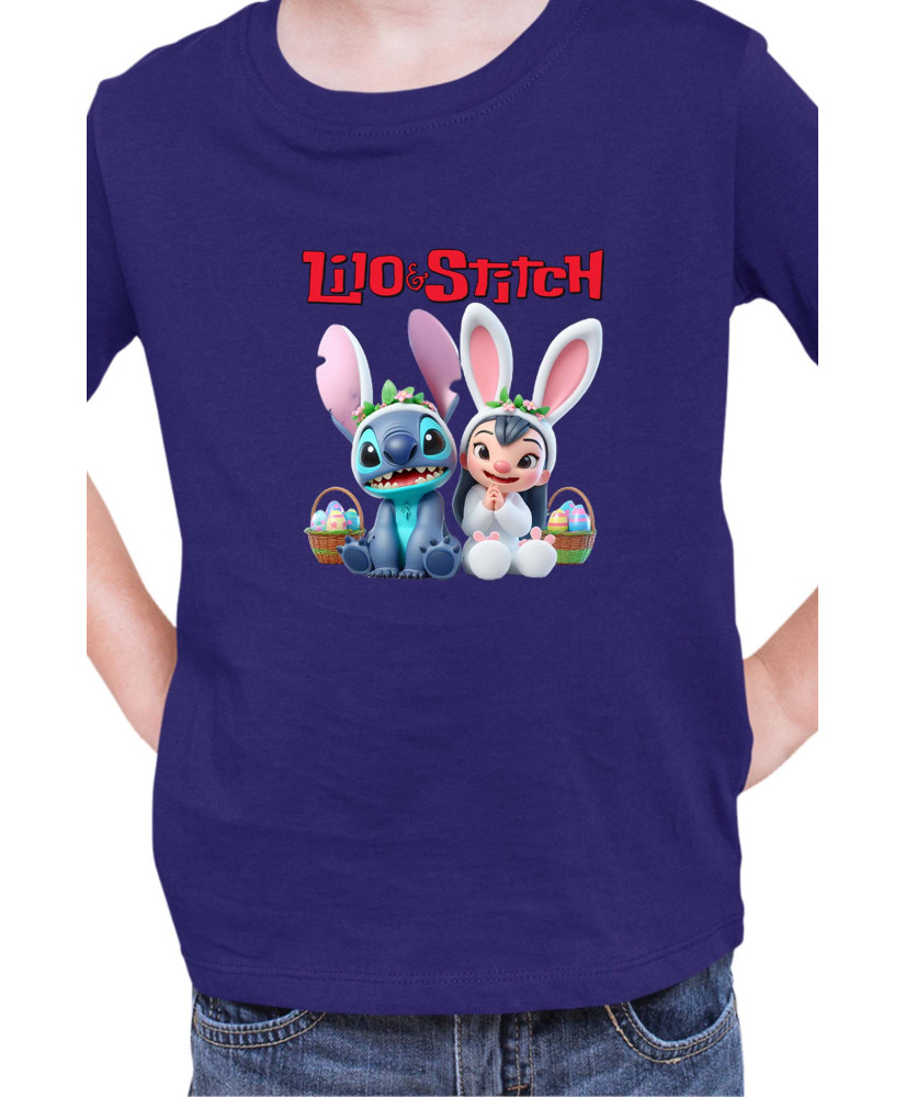 Детска Тениска Lilo And Stitch Easter Lilo And Stitch 05