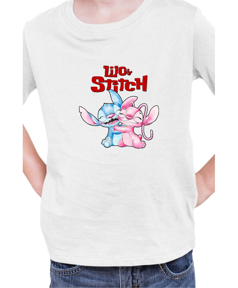 Детска Тениска Lilo And Stitch Stitch And Angel 01