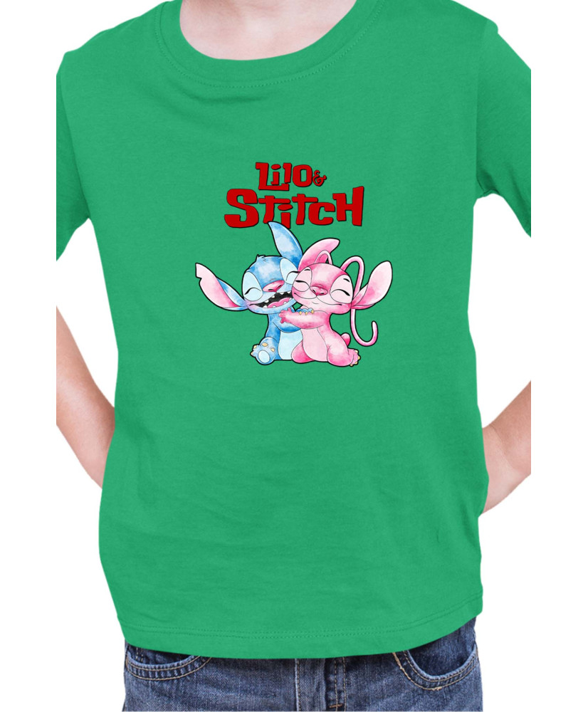 Детска Тениска Lilo And Stitch Stitch And Angel 01