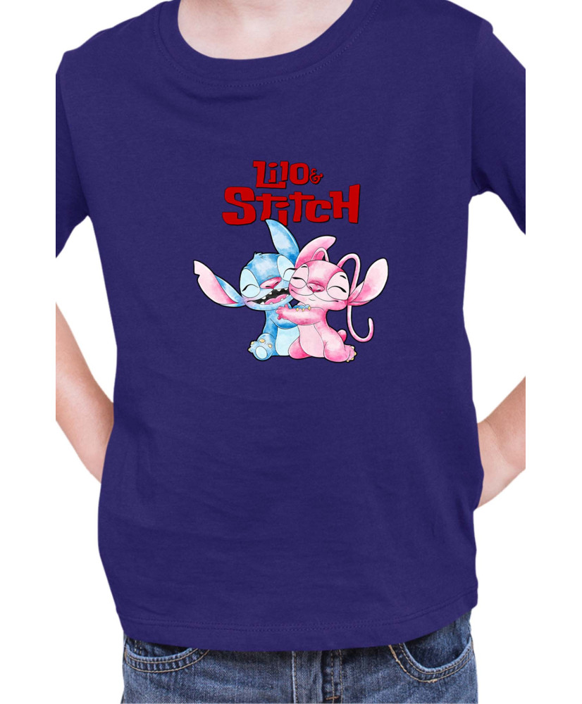 Детска Тениска Lilo And Stitch Stitch And Angel 01