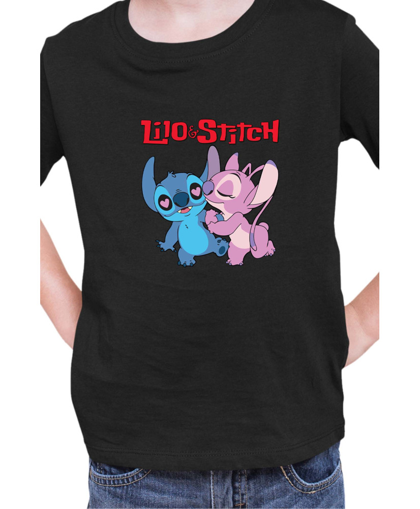 Детска Тениска Lilo And Stitch Stitch And Angel 02