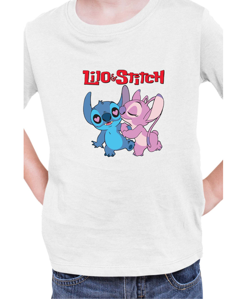 Детска Тениска Lilo And Stitch Stitch And Angel 02