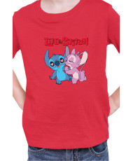 Детска Тениска Lilo And Stitch Stitch And Angel 02