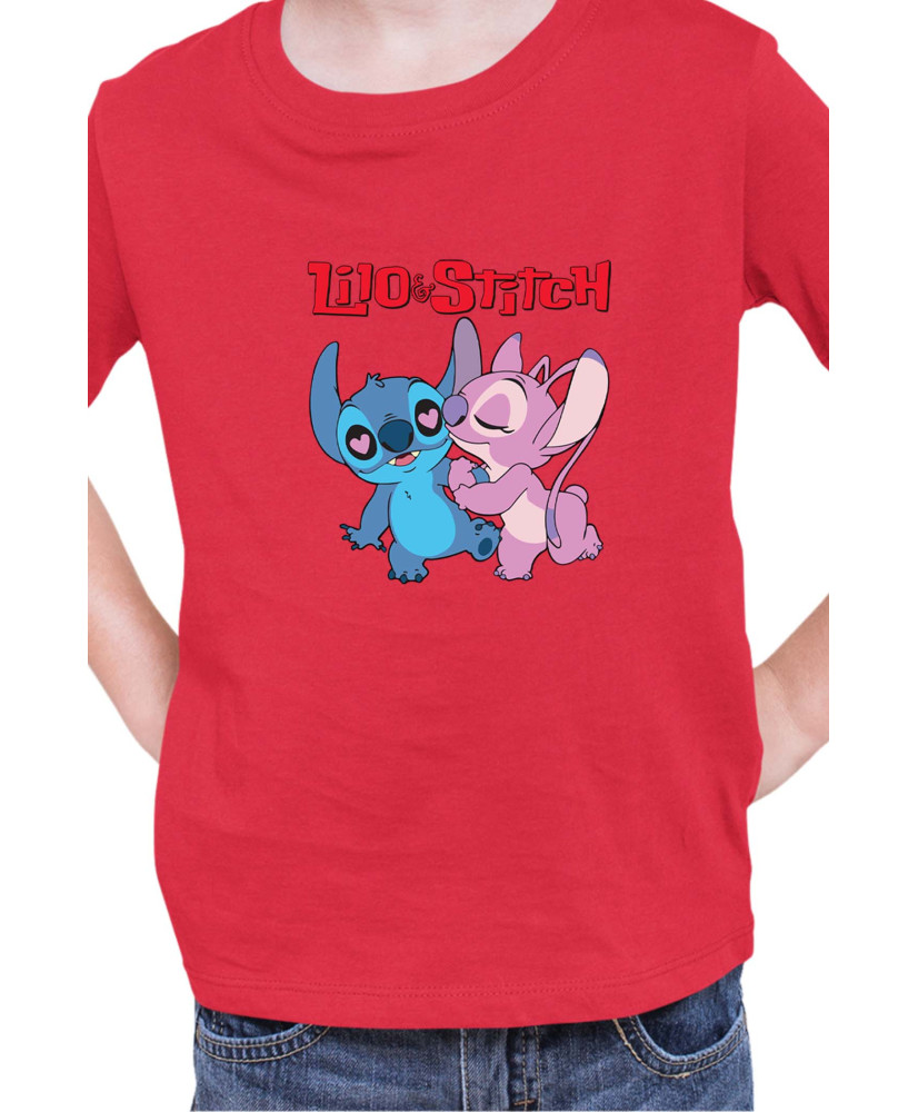 Детска Тениска Lilo And Stitch Stitch And Angel 02