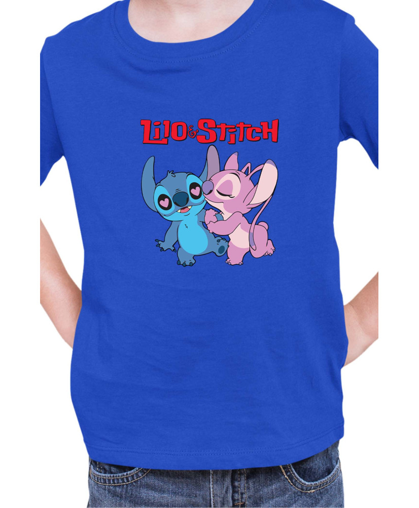 Детска Тениска Lilo And Stitch Stitch And Angel 02