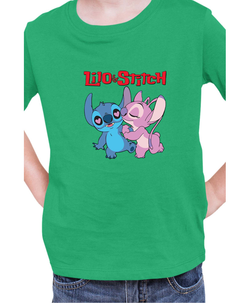 Детска Тениска Lilo And Stitch Stitch And Angel 02