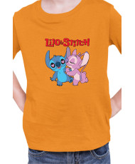 Детска Тениска Lilo And Stitch Stitch And Angel 02