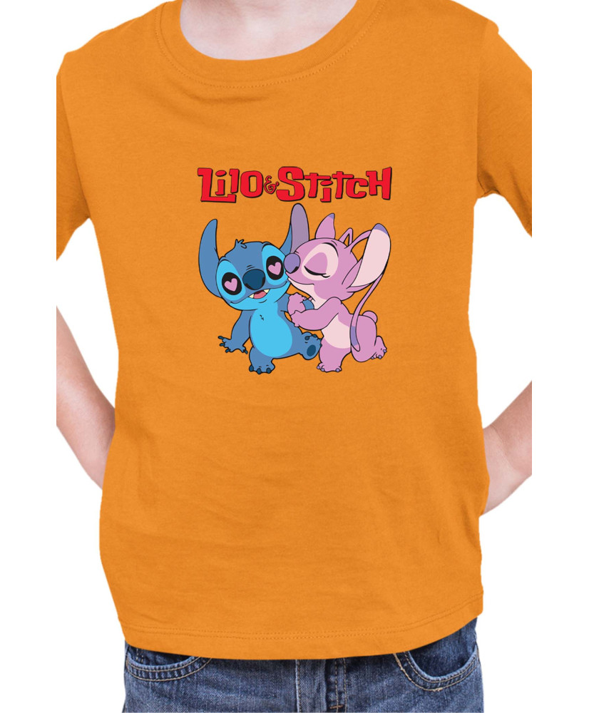 Детска Тениска Lilo And Stitch Stitch And Angel 02