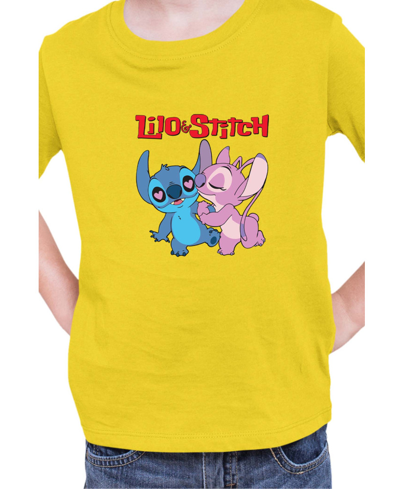 Детска Тениска Lilo And Stitch Stitch And Angel 02