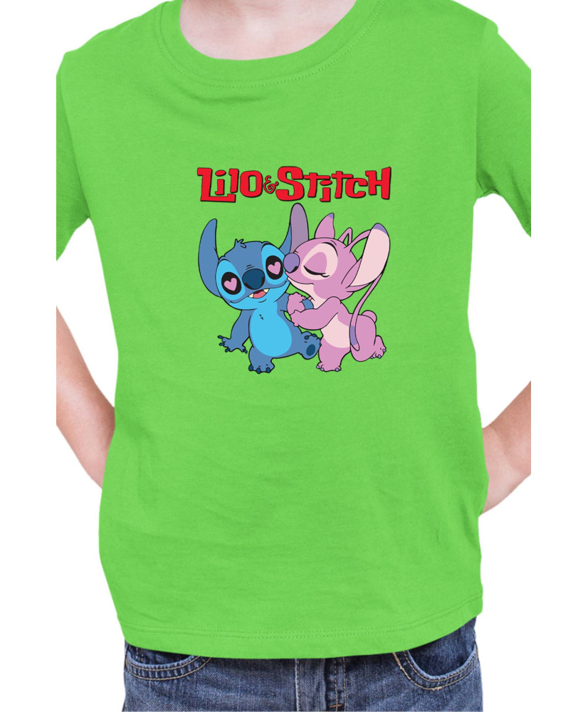 Детска Тениска Lilo And Stitch Stitch And Angel 02