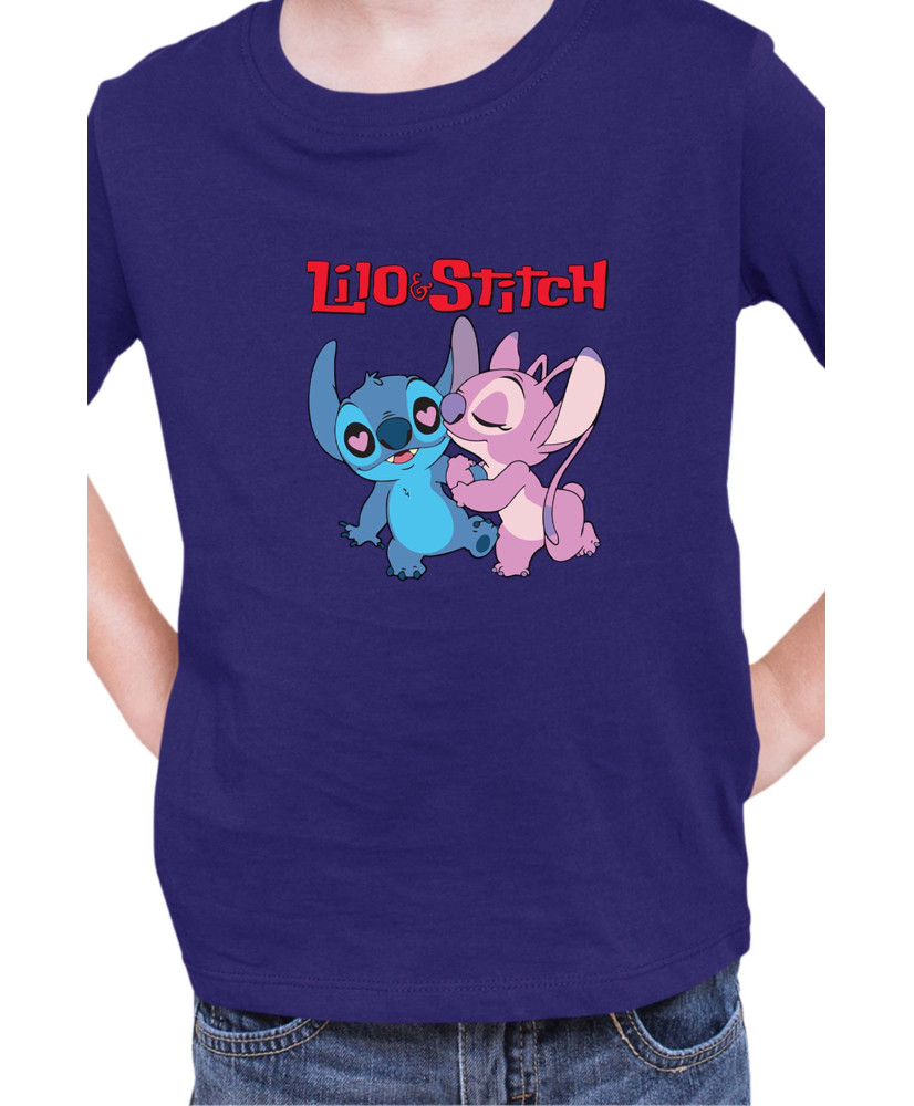 Детска Тениска Lilo And Stitch Stitch And Angel 02