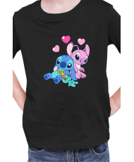 Детска Тениска Lilo And Stitch Stitch And Angel 03