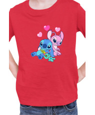 Детска Тениска Lilo And Stitch Stitch And Angel 03