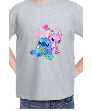 Детска Тениска Lilo And Stitch Stitch And Angel 03