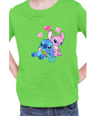 Детска Тениска Lilo And Stitch Stitch And Angel 03