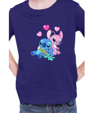 Детска Тениска Lilo And Stitch Stitch And Angel 03