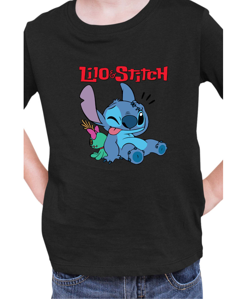 Детска Тениска Lilo And Stitch Stitch And Doll