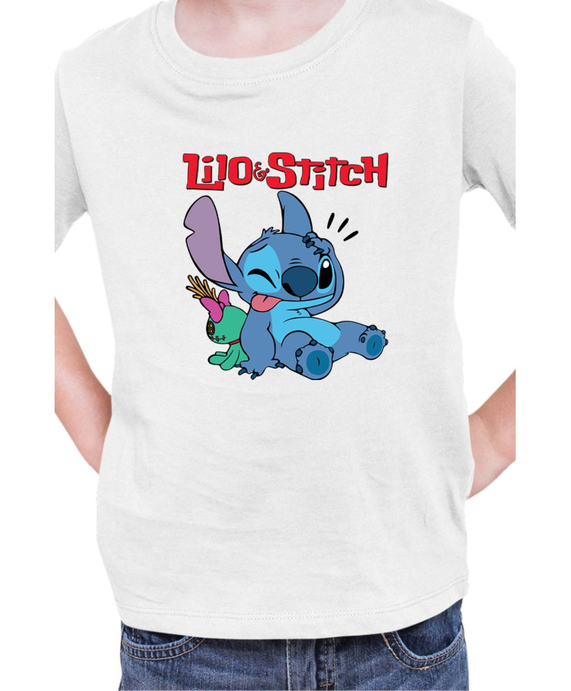 Детска Тениска Lilo And Stitch Stitch And Doll