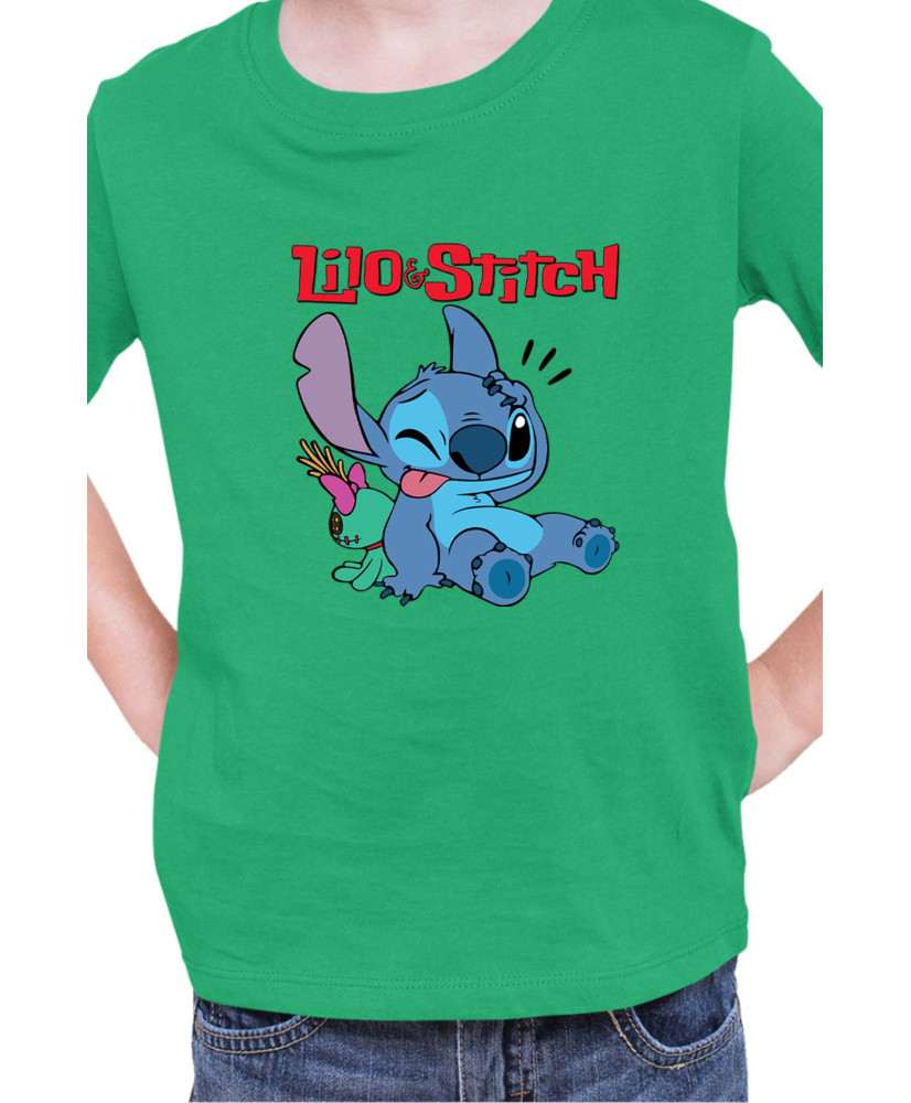 Детска Тениска Lilo And Stitch Stitch And Doll