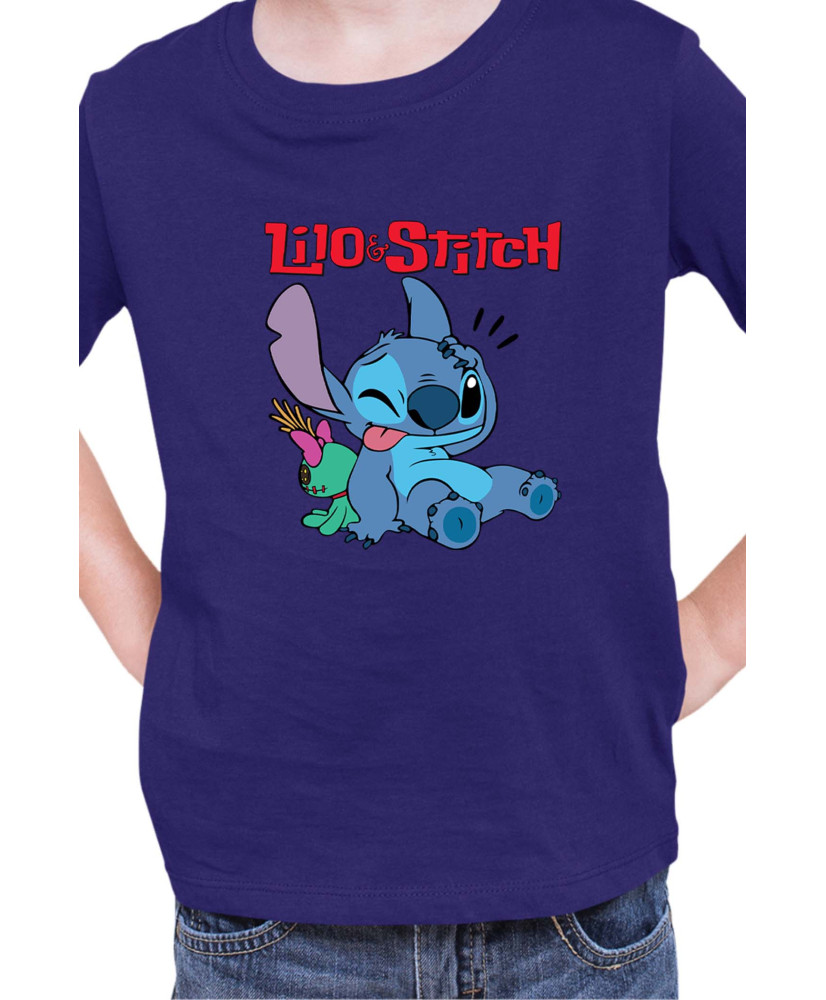 Детска Тениска Lilo And Stitch Stitch And Doll