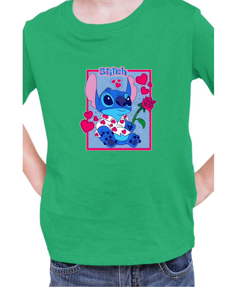 Детска Тениска Lilo And Stitch Stitch Love 02